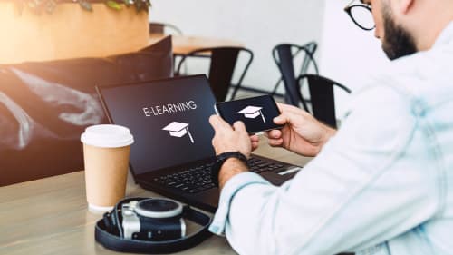 e-learning smartphone